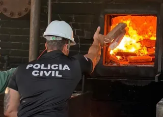 Polícia Civil realiza incineração de drogas apreendidas em unidades da 8ª COORPIN TEIXEIRA DE FREITAS