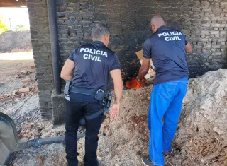Polícia Civil realiza incineração de mais de 61 quilos de drogas apreendidas em Teixeira de Freitas