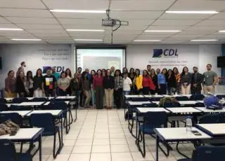 Policia civil realiza palestra em comemoração ao mês da mulher.