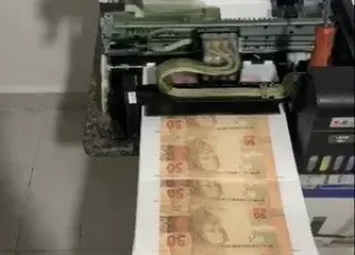 Polícia descobre fábrica de dinheiro com R$ 100 mil em notas falsas