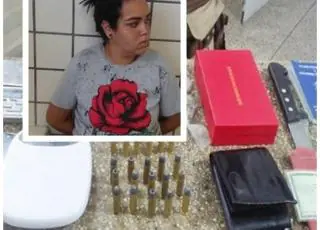 Polícia detem mulher com drogas no Tancredo Neves em Teixeira de Freitas