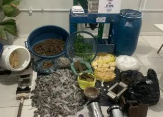 Polícia estoura laboratório de cocaína em Santa Bárbara