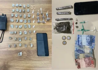 Polícia Militar apreende drogas e prende suspeitos durante rondas em Porto Seguro e Santa Cruz Cabrália