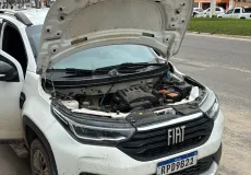 Polícia Militar empreende veículo suspeito de adulteração em Teixeira de Freitas