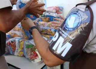 Polícia Militar lança campanha de doação de alimentos