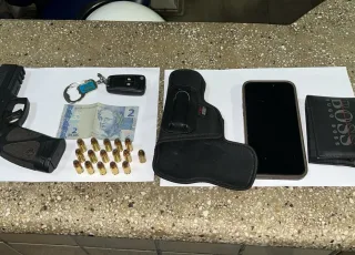 Polícia Militar prende homem com pistola 9mm em Teixeira de Freitas