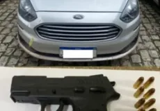 Polícia Militar prende homem de 38 anos por porte ilegal de arma de fogo em Teixeira de Freitas
