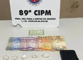 Polícia Militar prende indivíduo em posse de crack e dinheiro em Itabatã