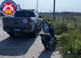 Polícia Militar recupera motocicleta furtada na zona rural de Alcobaça