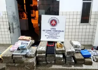 Polícia prende homem com mais de 26 quilos de drogas em Itamaraju