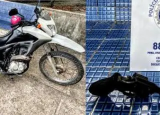 Polícia prende homem por porte ilegal de arma de fogo e recupera veículo roubado, no Prado