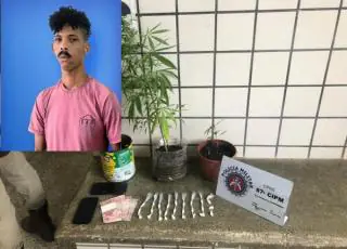 Polícia prende jovem e apreende drogas no Liberdade II