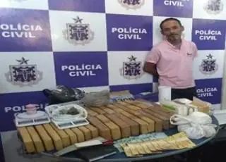 Polícia prende traficante e apreende trinta e sete quilos de drogas em Itabuna