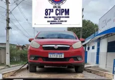 Polícia recupera em Teixeira de Freitas veículo roubado em Vitória-ES; suspeito foi preso suspeito por receptação