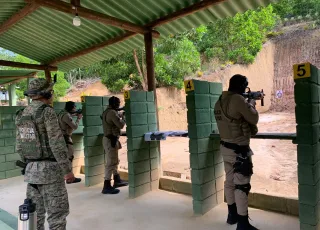Policiais da 43ª CIPM recebem capacitação em Fuzis ARAD 7,62mm
