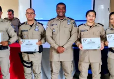 Policiais da 87ª CIPM participam de capacitação técnica promovida pela PMBA no extremo sul