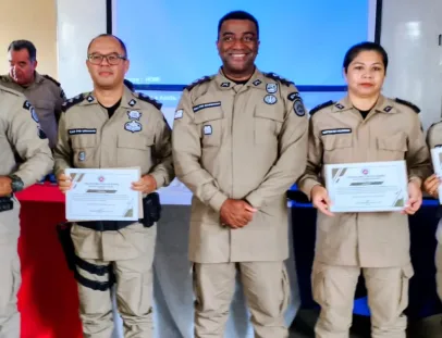Policiais da 87ª CIPM participam de capacitação técnica promovida pela PMBA no extremo sul