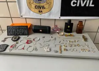 Policiais do CATI Sul recuperam joias e objetos furtados e conduz autor para delegacia
