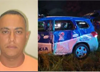 Policial Militar morre em acidente durante perseguição à criminosos em Feira de Santana