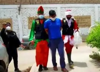 Policial se veste de Papai Noel para prender traficante