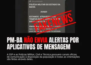 Polícias Civil e Militar não envia alertas por aplicativos de mensagem