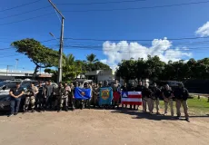 Polícias Civil e Militar unem forças em operação contra o tráfico em Prado-BA