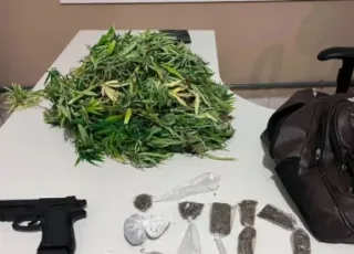 Policias da 89ª CIPM prendem individuo com arma e drogas e Itabatã 