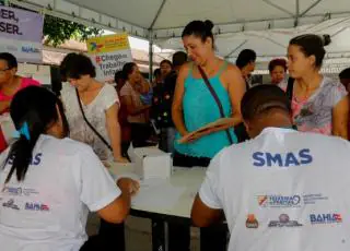 População participa do Mutirão SUAS no bairro São Lourenço em Teixeira de Freitas