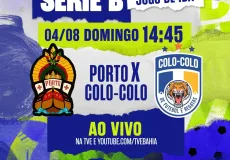 Porto e Colo Colo na final da Série B neste domingo 