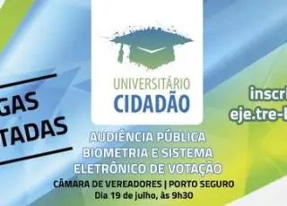 Porto Seguro: audiência pública contará com edição do “Projeto Universitário Cidadão”