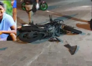Porto Seguro - Entregador de Açaí morre ao colidir em poste