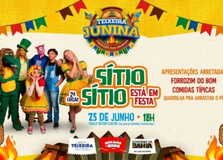 Praça Hilton Chicon recebe 2ª edição do “Sítio Está em Festa” nesta quinta-feira em Teixeira de Freitas