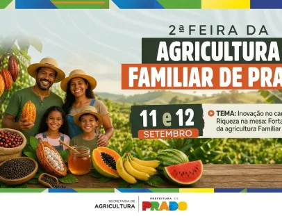 Prado anuncia a 2ª Feira da Agricultura Familiar com foco em inovação e fortalecimento do campo