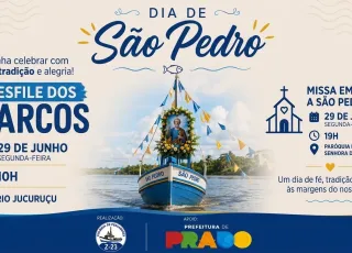 Prado celebra Dia de São Pedro com desfile dos barcos no Rio Jucuruçu e programação religiosa