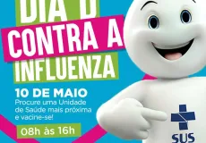 Prado participa do Dia D de vacinação contra a gripe neste sábado (10)