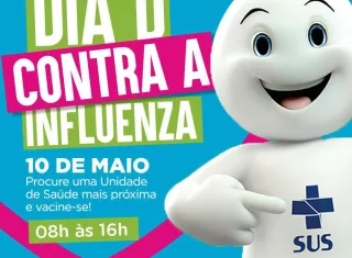 Prado participa do Dia D de vacinação contra a gripe neste sábado (10)