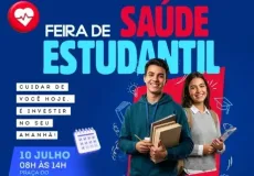 Prado promove Feira de Saúde Estudantil com vacinação, exames e atendimento gratuito à população estudantil