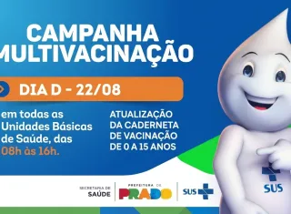 Prado realiza Dia D para atualizar vacinação de crianças e adolescentes
