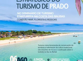 Prado sedia Seminário de Turismo e Natureza para fortalecer o desenvolvimento sustentável na Costa das Baleias