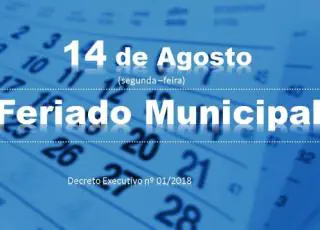 Prefeita Jadina decreta ponto facultativo no dia 13 e Feriado Municipal dia 14, em alusão ao aniversário do Município