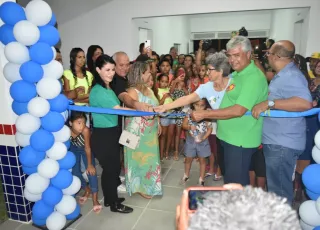 Prefeita Luciana Machado inaugura Escola Deolisano Rodrigues de Souza, em Argolo