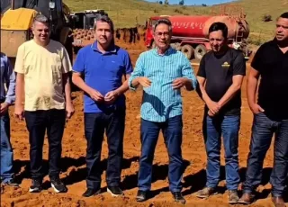 Prefeito Bemtivi recebe secretário estadual  Saulo Pontes e vistoria obras de R$ 31 milhões na BA-290 em Itanhém