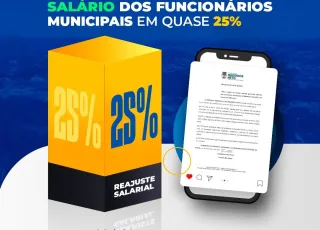 Prefeito Beto Pinto assina projeto de lei que reajusta salário dos funcionários municipais em quase 25%