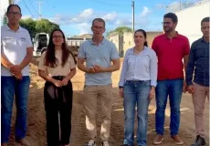 Prefeito Dr. Marcelo Belitardo anuncia o inicio da pavimentação da Av. Bernadino Figueiredo no bairro Residencial dos Pioneiros