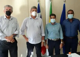 Prefeito eleito de Mucuri e reeleitos em Feira e Conquista participam de reunião com ACM Neto