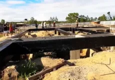 Prefeito Gilvan acompanha construção da nova Unidade Básica de Saúde em Cumuruxatiba