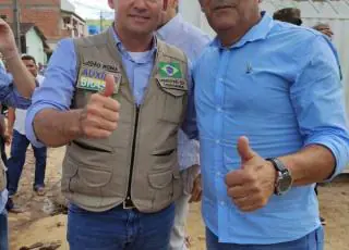 Prefeito LILI recebe o Ministro da Cidadania João Roma em Jucuruçu.