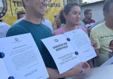 Prefeito Marcelo Belitardo assina ordem de serviço para  pavimentação e drenagem em 19 ruas no Bairro Tancredo Neves