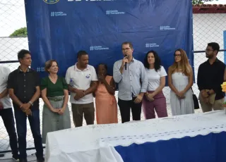 Prefeito Marcelo Belitardo inaugura a quadra poliesportiva da Escola Municipal Pedro Agrizzi