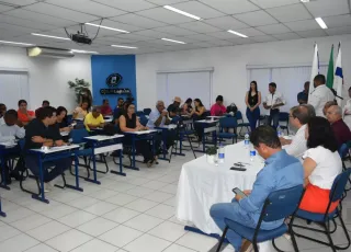 Prefeito Marcelo Belitardo reuni a  imprensa para falar de suas ações frente a Prefeitura de Teixeira de Freitas